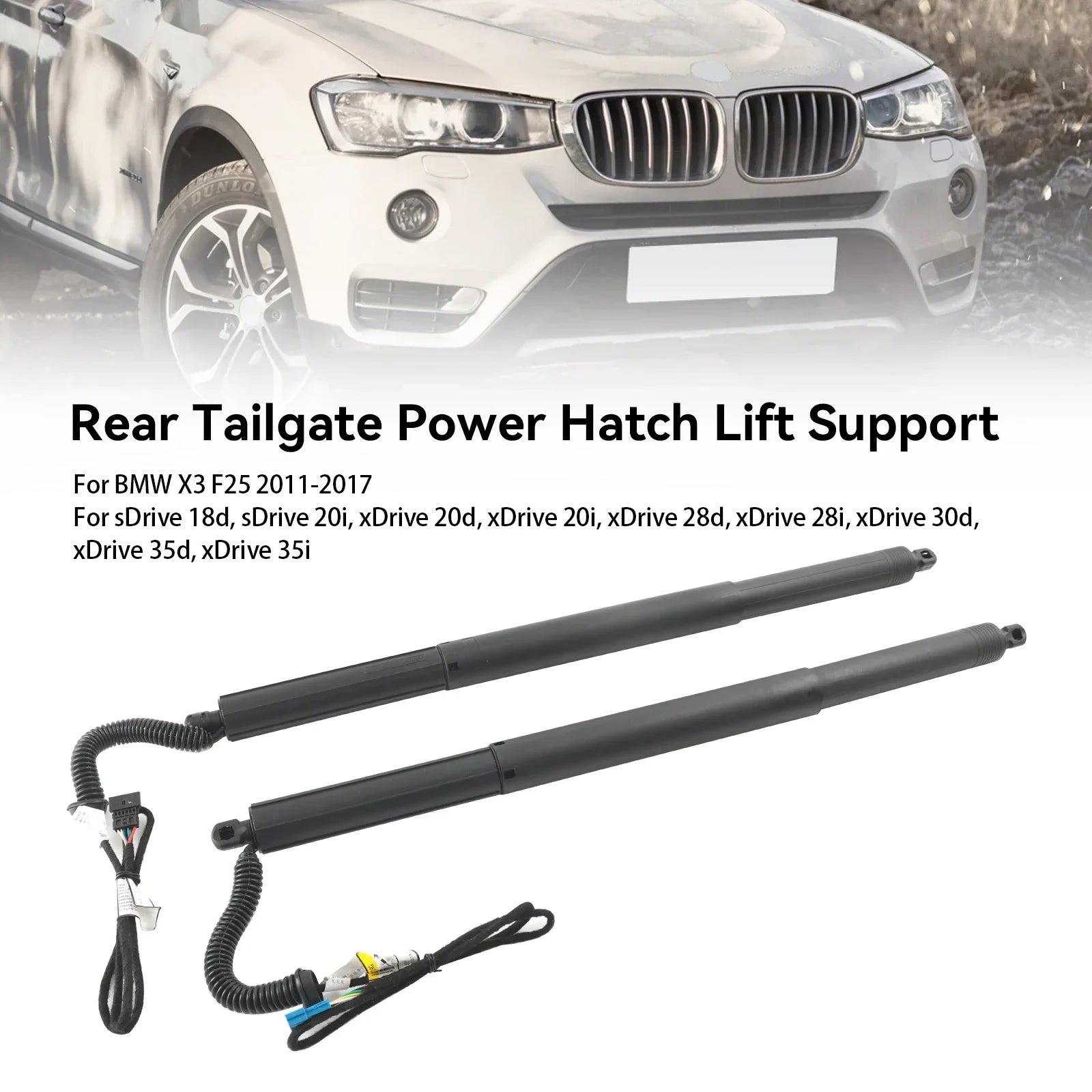 For BMW X3 F25 18i 20i 28i 35i 2011-2017 Rear New Electric Tailgate Gas Strut 51247232003  | AUTOKITSHOP