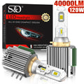 40000LM Canbus H15 LED Bulb 3570 CSP Car Headlight High Beam DRL Day Driving Running Light