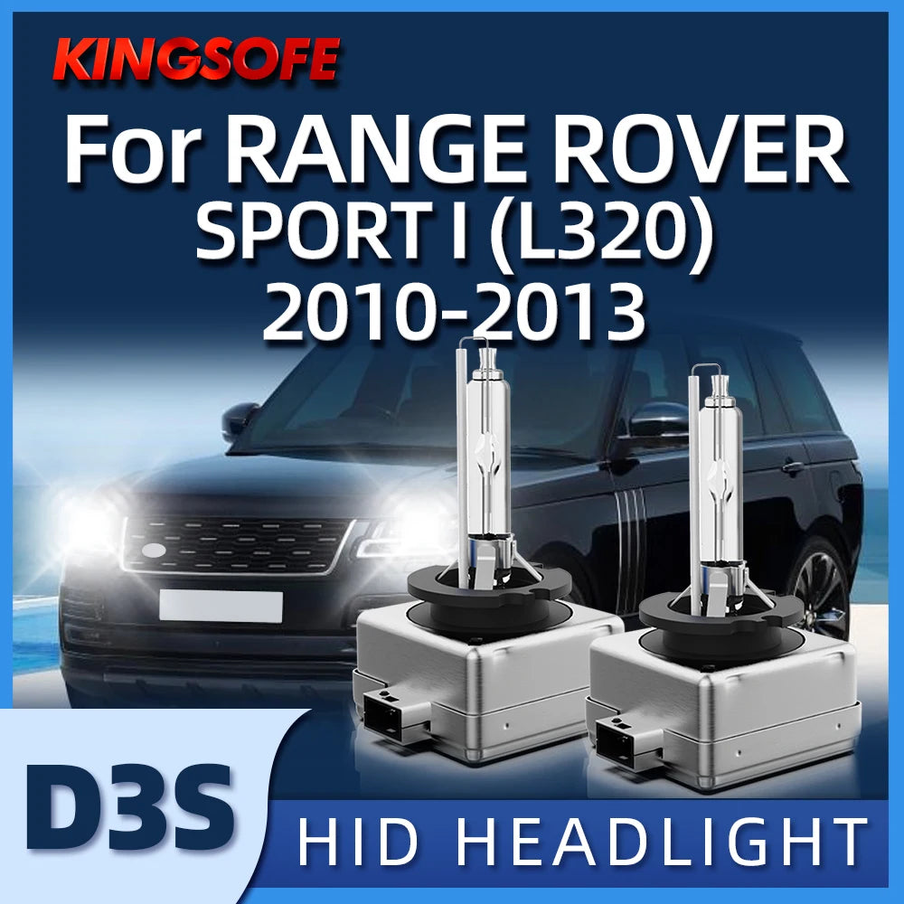 KINGSOFE Super Bright D3S 6000K Xenon HID Car Bulb 35W 3800LM Automobile For RANGE ROVER S