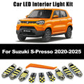 ZITWO 7Pcs For Suzuki S-Presso Spresso 2020 2021 2022 2023 2024 2025 LED Interior Dome Map Readi - Canbus LED Car Light