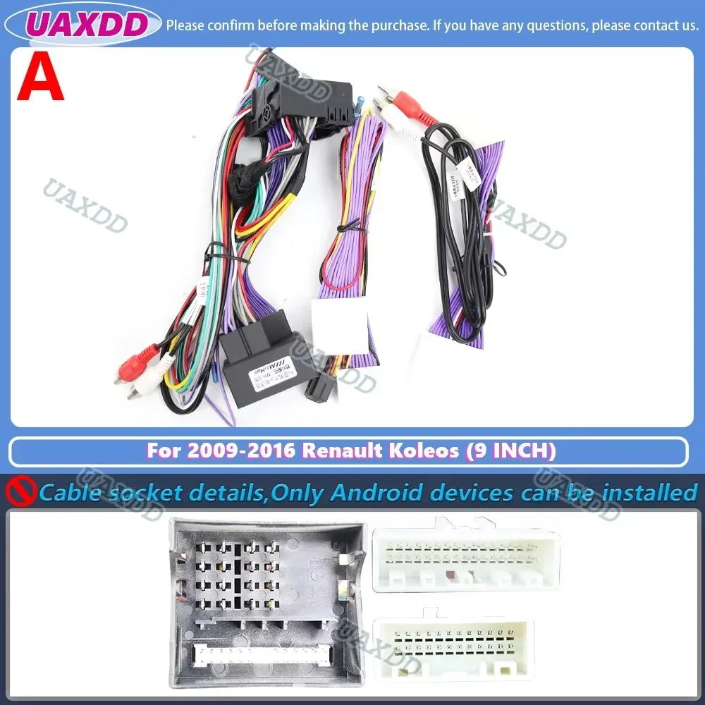 For 2009-2016 Renault Koleos 9INCH Car dvd radio Android Host speaker decoder MP3 MP5 fasc