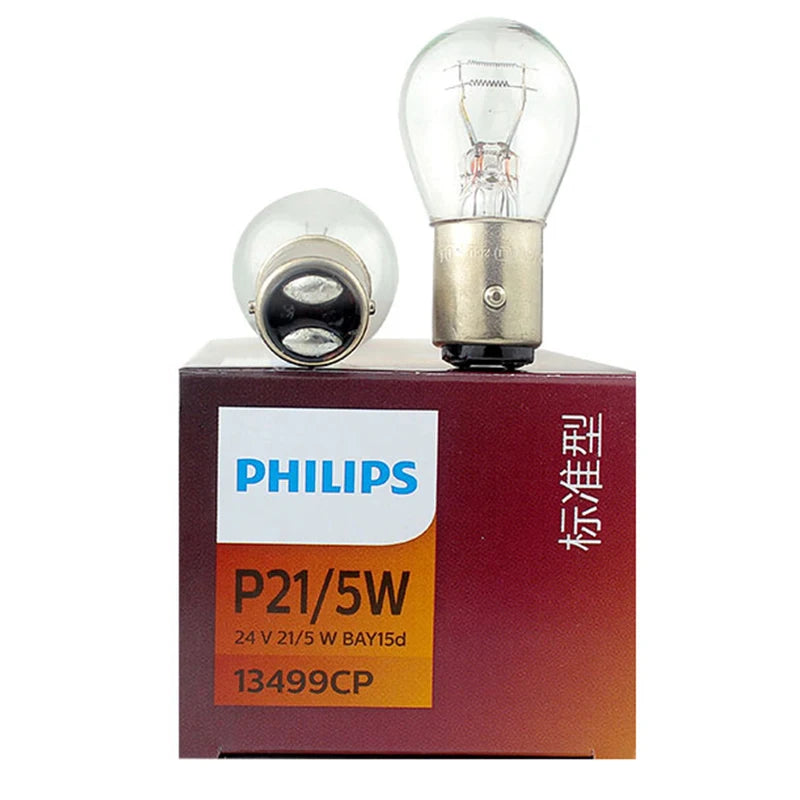 Philips Truck 24V P21/5W S25 21/5W BAY15d 1157 Standard Turn Signal Lamps Original Rear Bu