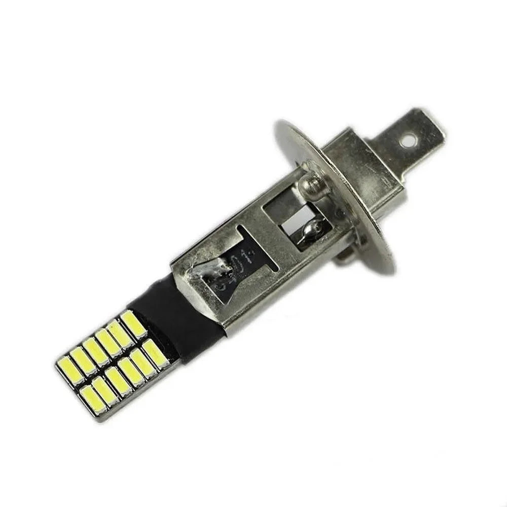 2x H1 24-LED Car Fog/Driving Light Bulbs DRL Bright Super White Lights Car Fog Lights Auto