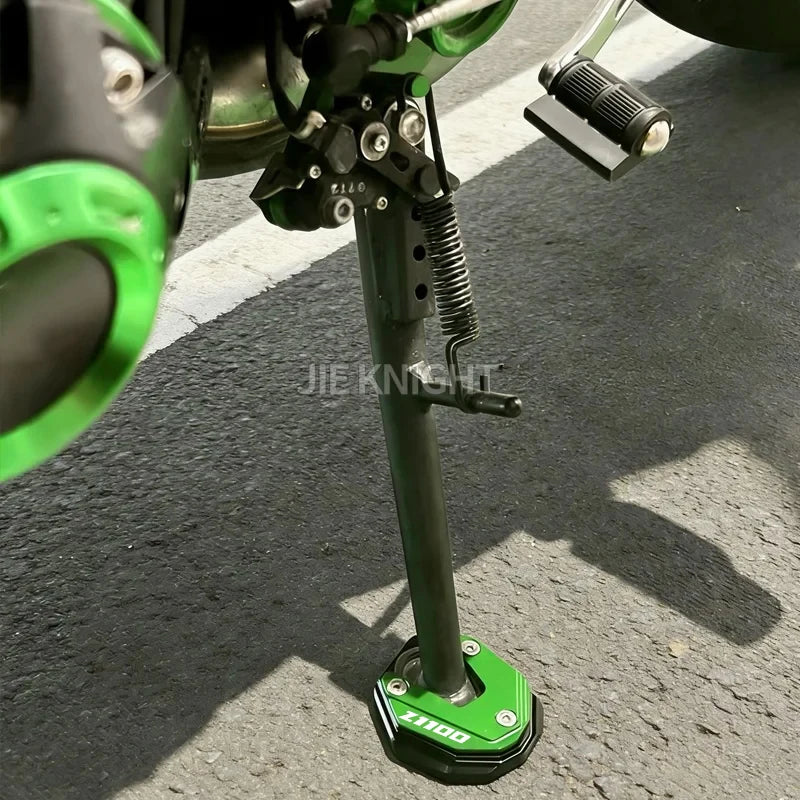For Kawasaki Z1100 SE Z 1100 SE Ninja1100sx ninja 1100 2025 2026 Motorcycle Side Stand Extension - Automotive LED Light