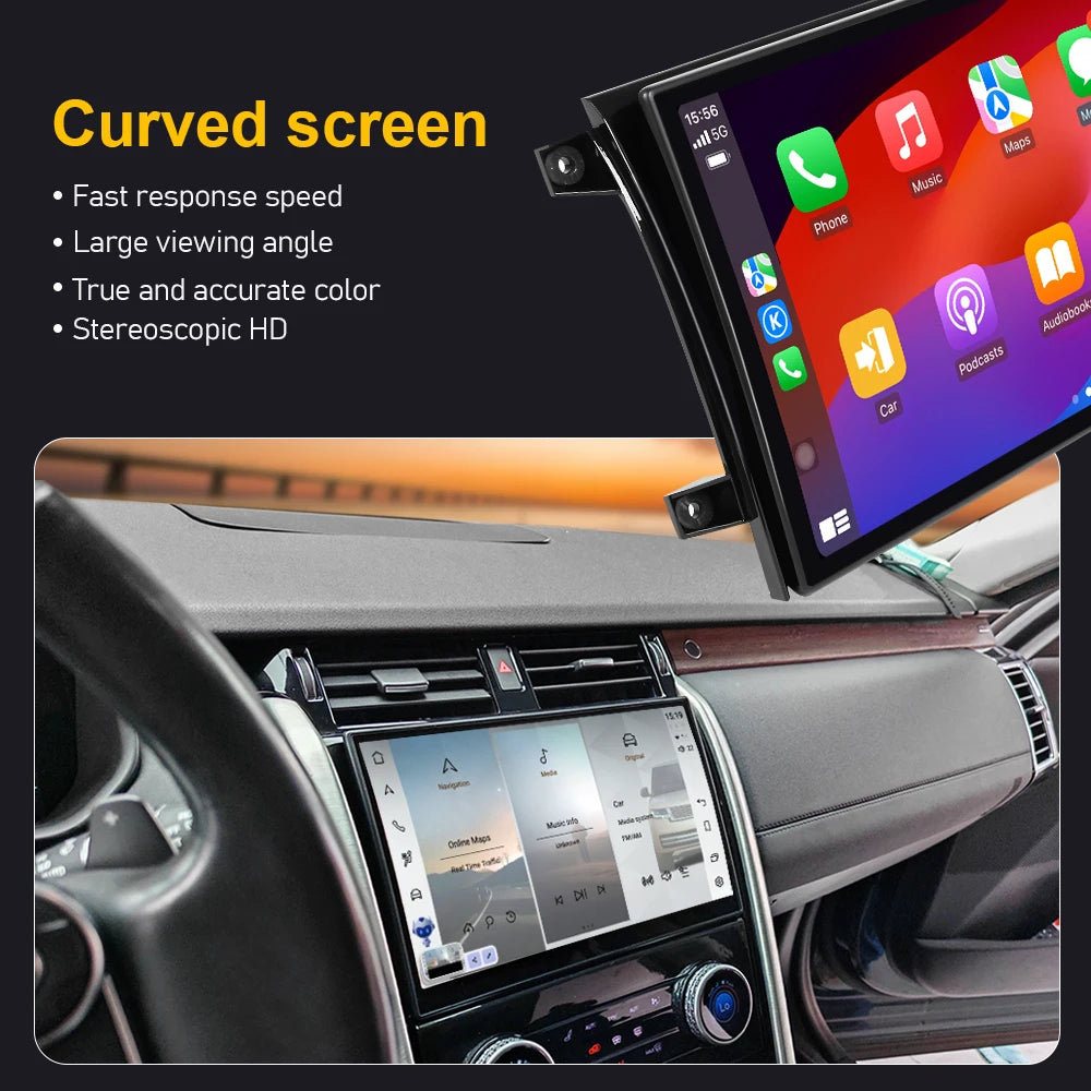 11.4" Curved Screen Car Radio For Land Rover Discovery 5 LR5 L462 2017-2020 Android Multim | AUTOKITSHOP