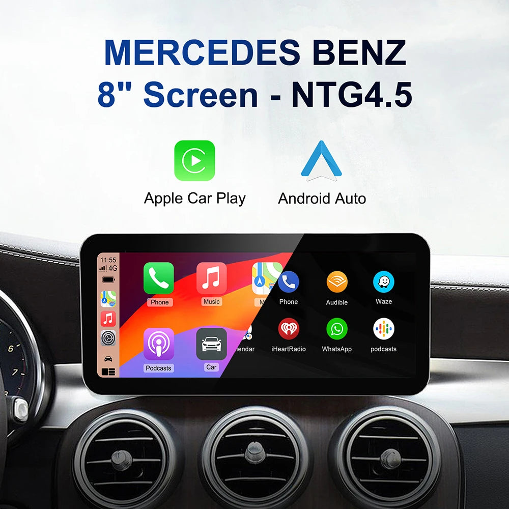 Wireless Carplay Suitable For Mercedes Benz A B C E CLA GLA GLK ML Sprinter NTG4.5 Becker  | AUTOKITSHOP