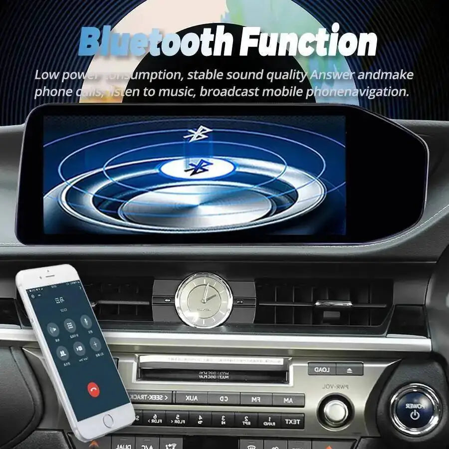 Android 14 Auto Navi Wireless Carplay For Lexus ES ES300 ES250 ES350 ES300h 2013-2017 12.3