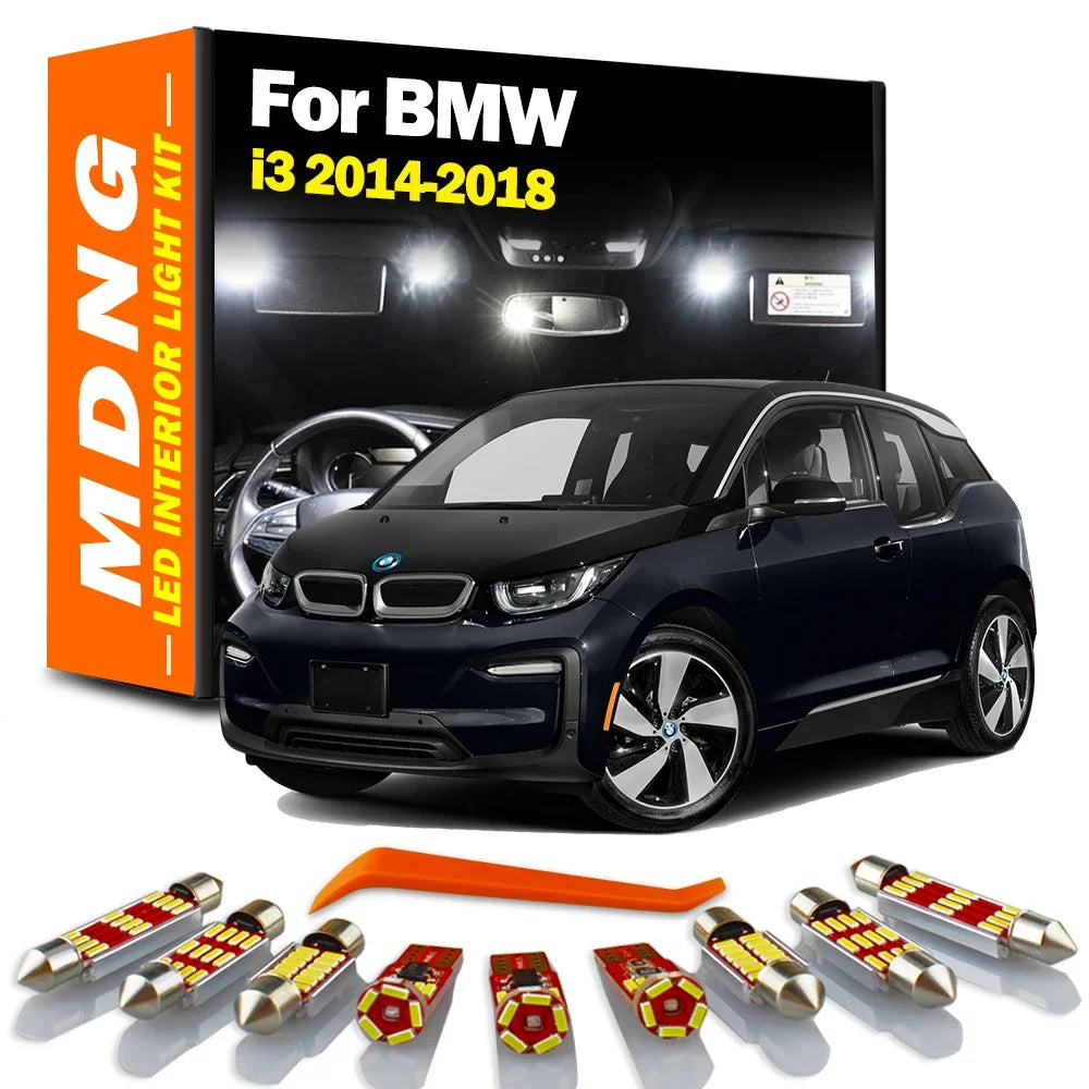 9-Piece LED Interior Light Kit for BMW i3 - Canbus Error-Free Bulbs | AUTOKITSHOP