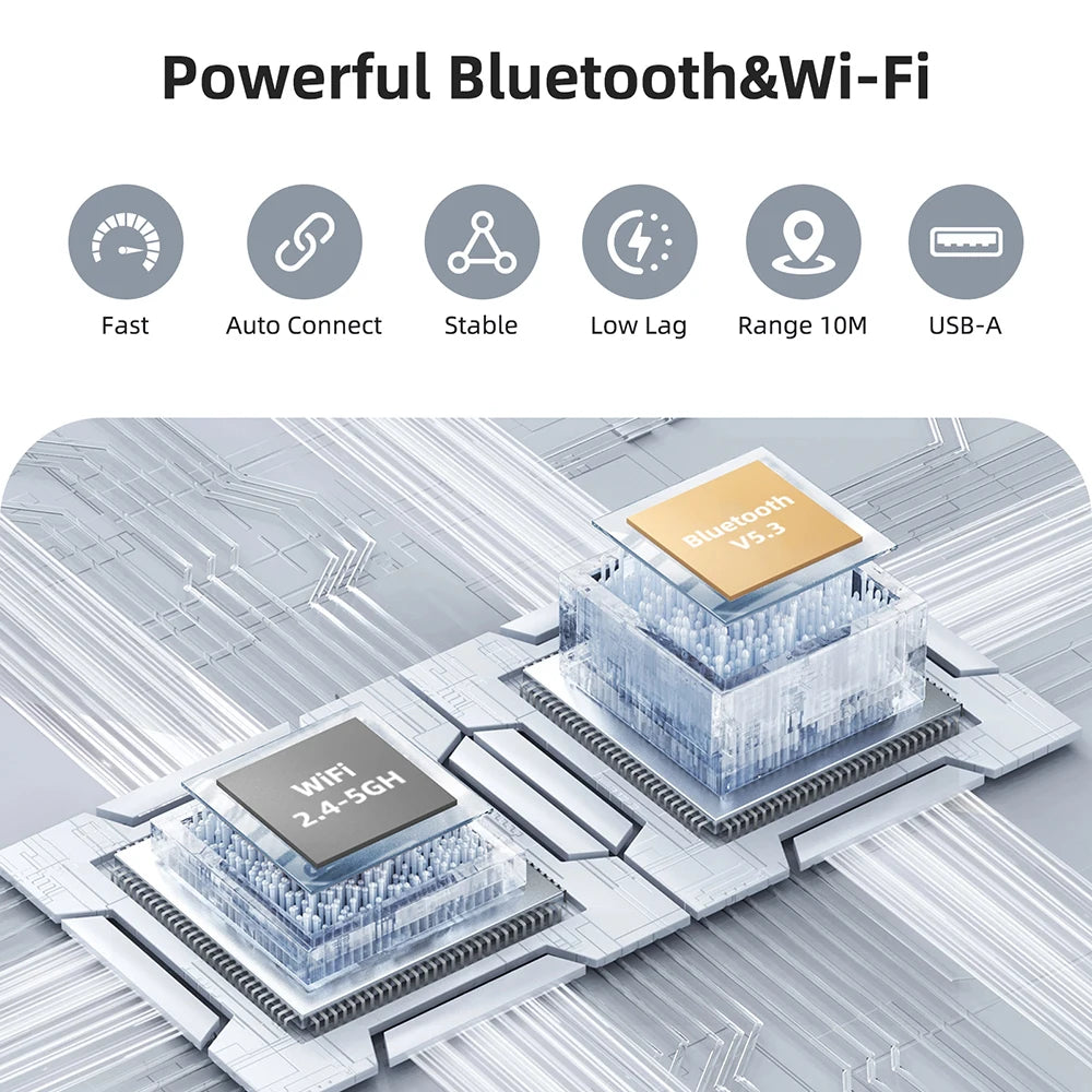 2in1 Smart Mini Box 2025 NEW Wireless Carplay Adapter Android Auto WIFI BT Auto Connect Fo