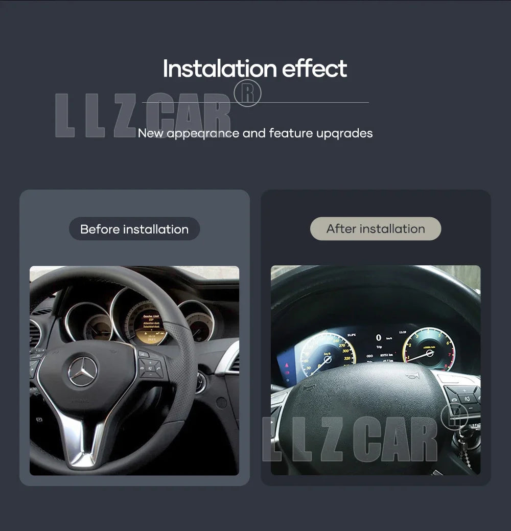 LED Interior Light Kit for W205 W253 GLC 2015-2018 - Canbus Error-Free Interior Bulbs