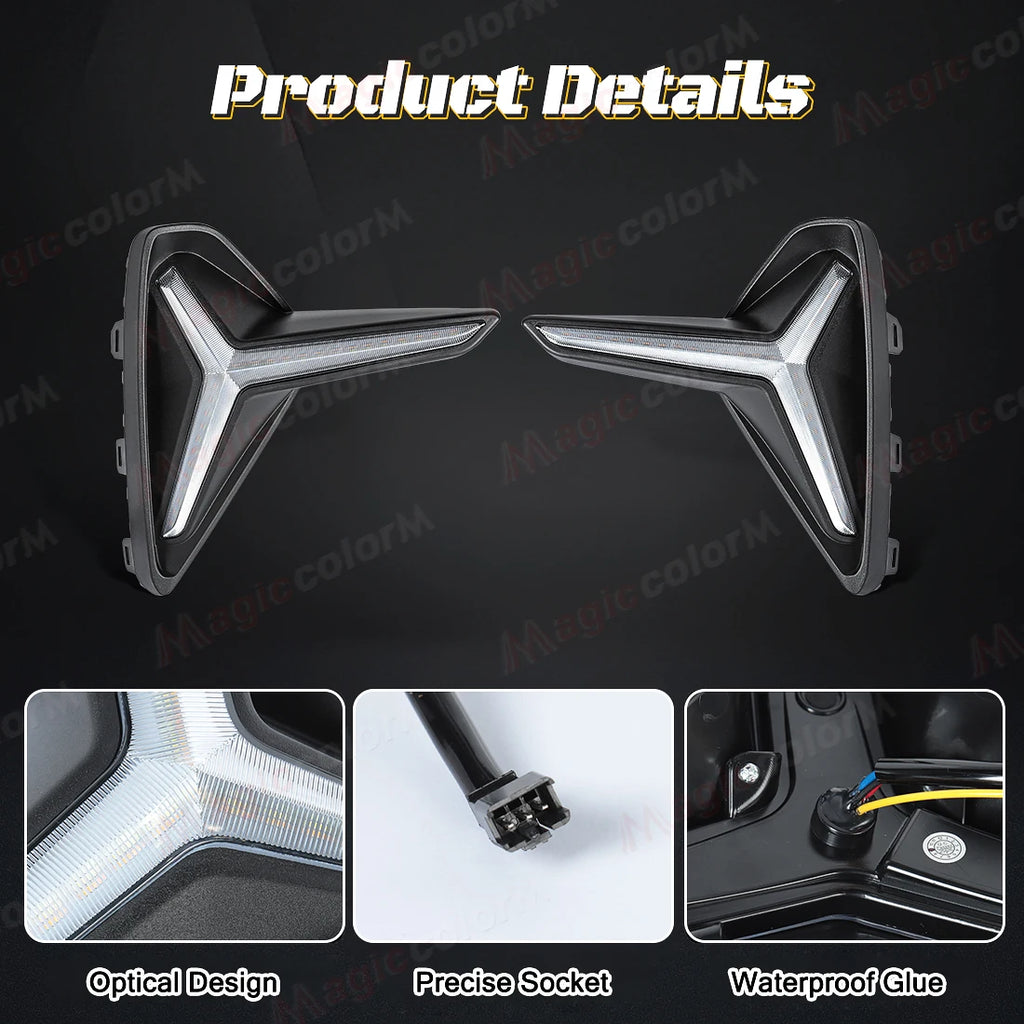 For Geely Proton S70 Emgrand DIHAO EC7 2021 2022 2023 2024 LED DRL Daytime Running Lights  | AUTOKITSHOP