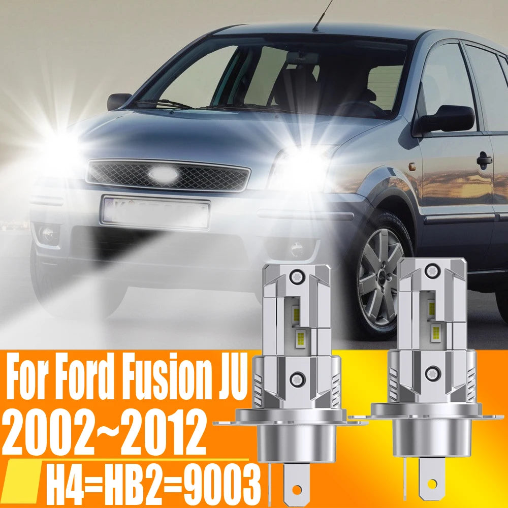 2x H4 HB2 9003 Led Headlight Canbus No Error Car Bulb High Power White Fog Light Diode Lam