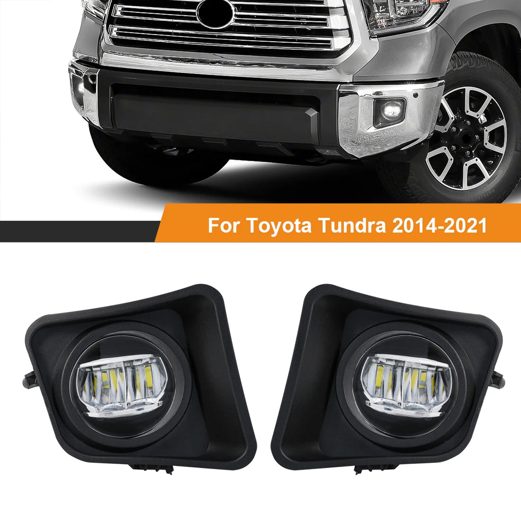 LED Fog Lights For Toyota Tundra 2014 2015 2016 2017 2018 2019 2020 2021 DRL Daytime Runni | AUTOKITSHOP