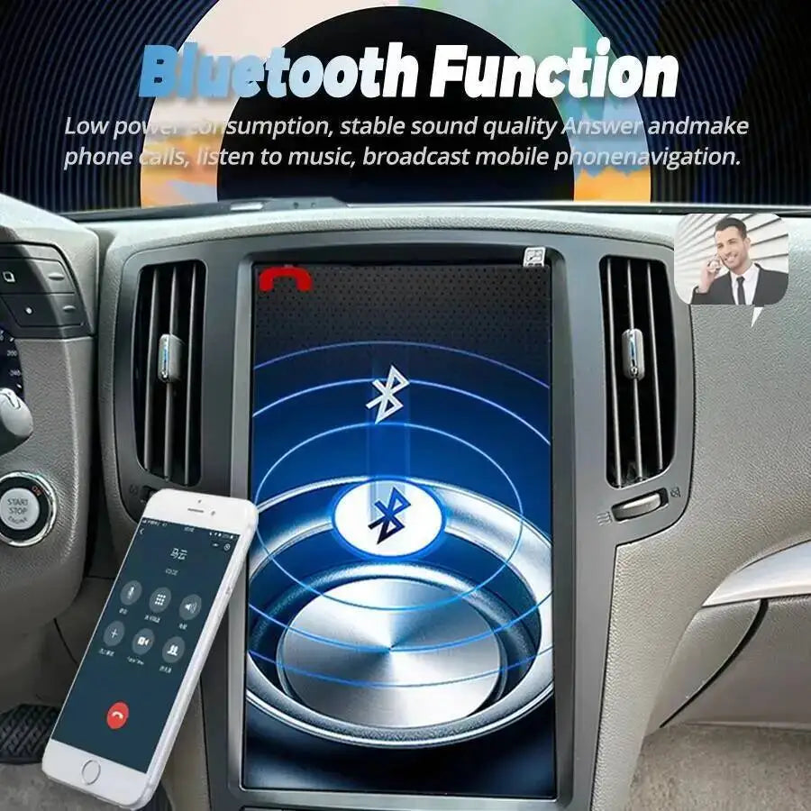 13.6" Android13 Screen Car Radio 2din For INFINITI G37 2007-2013 GPS Carplay Car Multimedi | AUTOKITSHOP