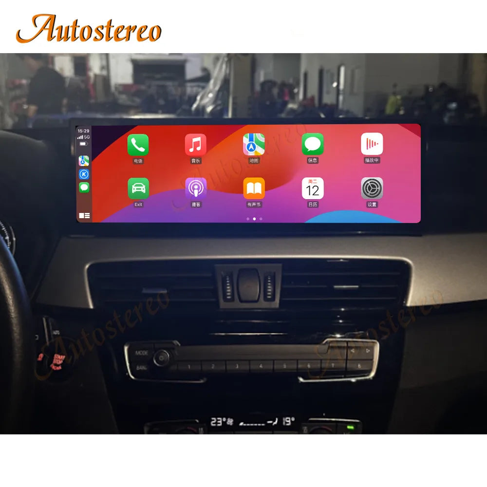 ID8 14.9 Inch Android 14 Carplay For BMW X1 F48 X2 F49 2016-2021 Car Multimedia Player GPS