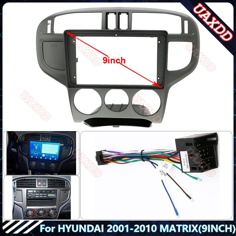 For HYUNDAI 2001-2010 MATRIX 9INCH Car Radio Android Stereo Audio Screen Multimedia Video