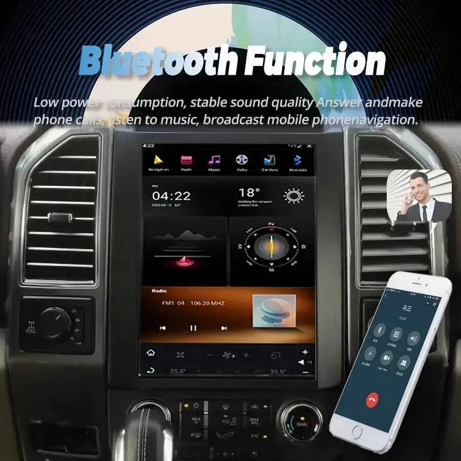 Car Video Stereo Carplay For Ford F150 2015-2021 Player Navigation Android Screen Car Radi