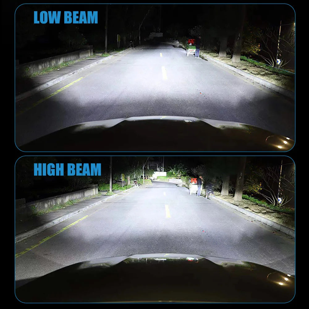 30000LM Mini H7 LED Headlight Bulb Wireless 250W CSP for Car Headlamp Auto Diode Lamps H7
