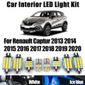 9-Piece LED Interior Light Kit for Renault - Canbus Error-Free Interior Bulbs