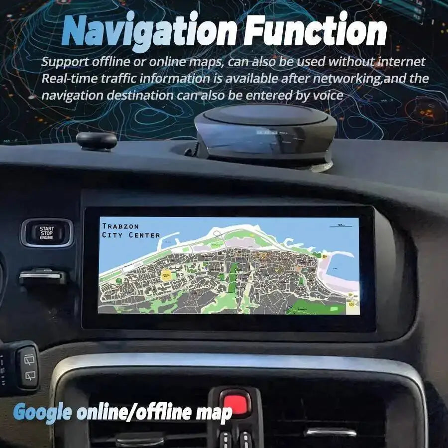 8.8Inch Android15 Car Radio GPS Navigation For Volvo V40 2011-2018 Stereo Multimedia Video | AUTOKITSHOP