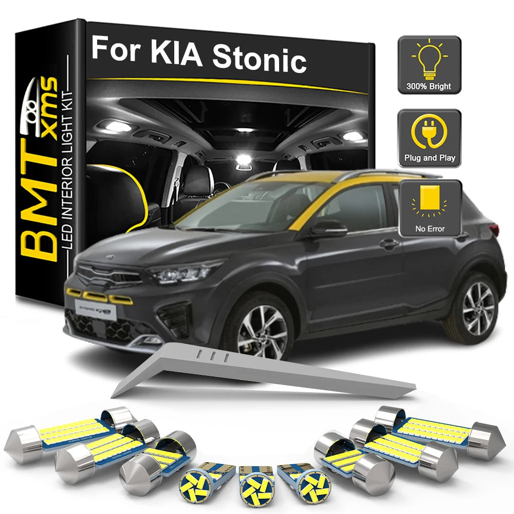11-Piece LED Interior Light Kit for KIA Stonic - Canbus Error-Free Bulbs | AUTOKITSHOP