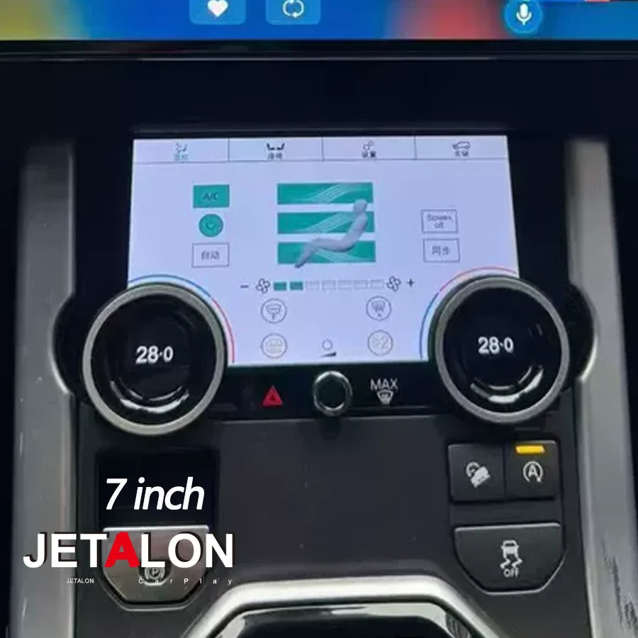 7 Inch 2.5D AC Climate Control LCD Panel Multi-Language AC Switch Board For Range Rover Ev