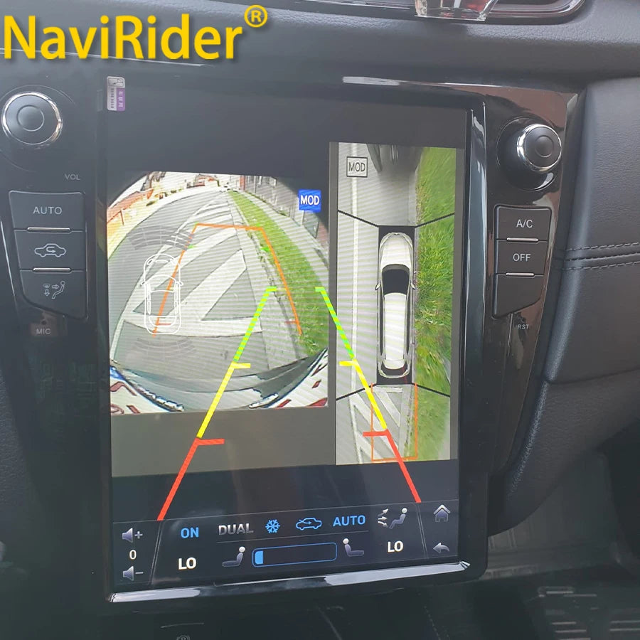 12.1inch Android 15 For Nissan X-Trail J11 Qashqai Rouge 2014 -2019 Multimedia GPS Navigat