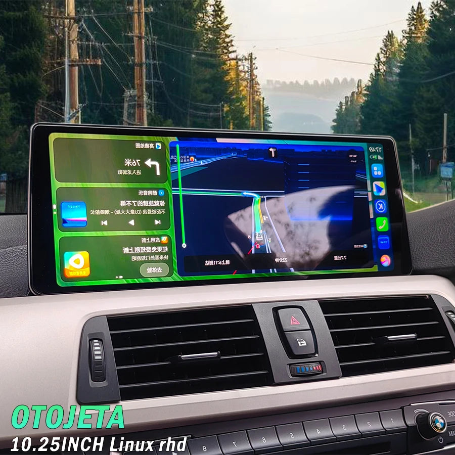 Rhd 10.25inch Carplay Android Auto Screen For BMW 1 Series E81 E87 F20 F22 2006-2011 Car R