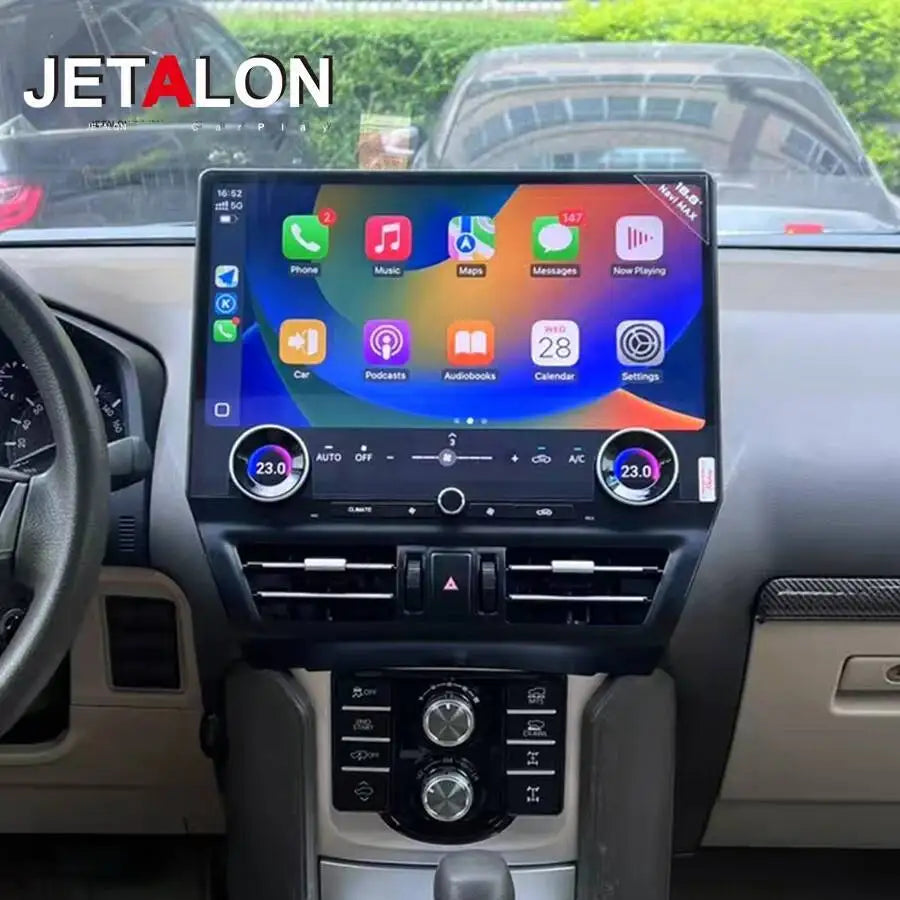 for Toyota Prado Land Cruiser 150 2010-2021 16.8'' Touch Screen Android Car Radio Multimed | AUTOKITSHOP