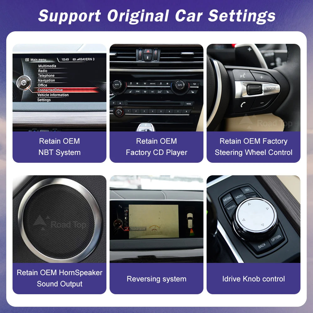 1920*720 Multimedia Touch Screen For BMW X5 F15 F85 X6 F16 F86 NBT 2014-2016 Android Auto  | AUTOKITSHOP