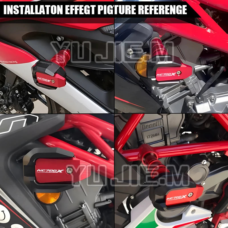 For HONDA NC700X NC700S NC 700X 700S NC700 X/S Motorcycle CNC Falling Protection Frame Slider Fa - Automotive LED Light