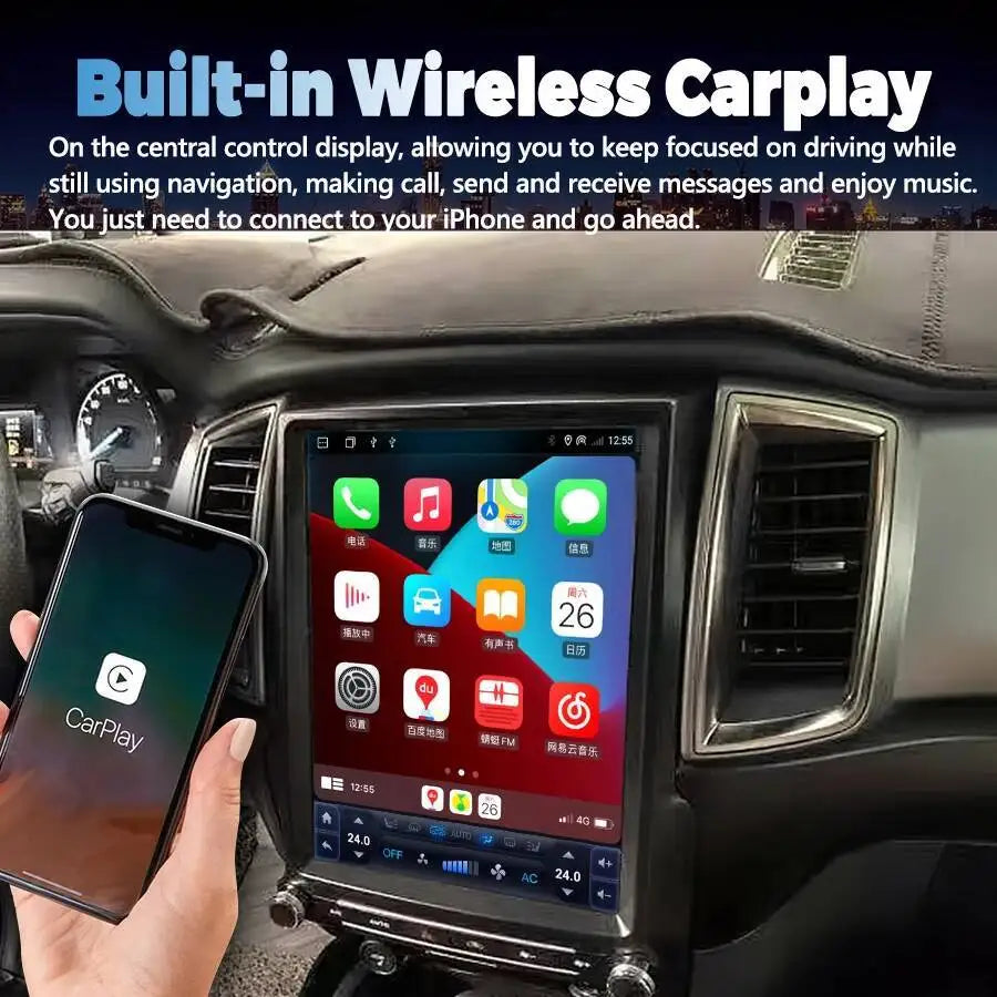 12.1Inch Android 15 For Ford Ranger F250 2016-2021 Car Multimedia Video Player Stereo Auto | AUTOKITSHOP