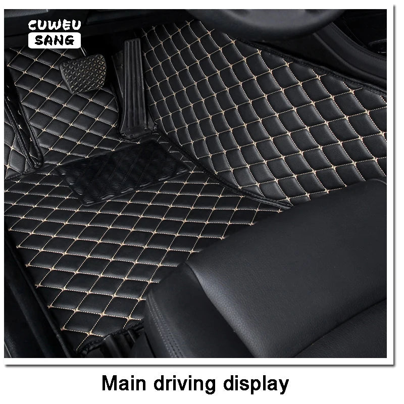 CUWEUSANG Custom Car Floor Mats For Skoda Kodiaq Auto Carpets Foot Coche Accessorie | AUTOKITSHOP