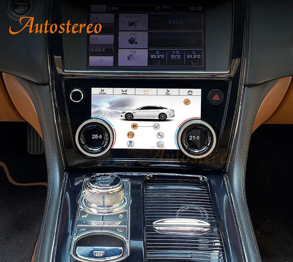 Car Digital Touch Screen Air Condition Board For Jaguar XJ 351 2009+ LCD Air Conditional S
