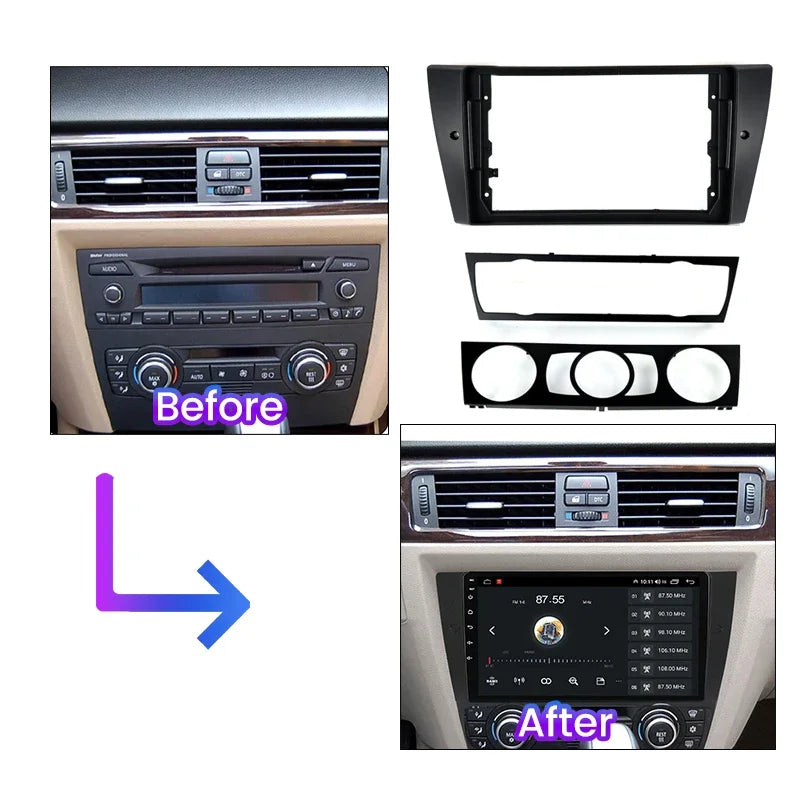 9 Inch Car Radio Fascia Frame Adapter for Toyota RAV4 Rav 4 2005-2013 Android 2Din Player  | AUTOKITSHOP