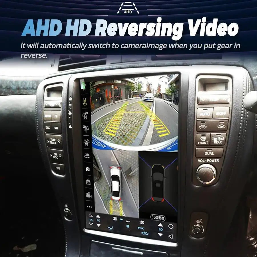 256GB DSP Android 15 Car Screen For Toyota Crown S182 S184 2005 -2009 Multimedia Video Pla