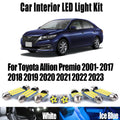 LED Interior Light Kit for Toyota Allion Premio 2001- 2020 - Canbus Dome Map Door Trunk Bulbs | AUTOKITSHOP