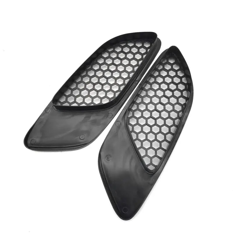 For 07-13 BMW E90 E91 E92 M3 Type Front Bonnet Hood Vent Cover Trim Glossy Black