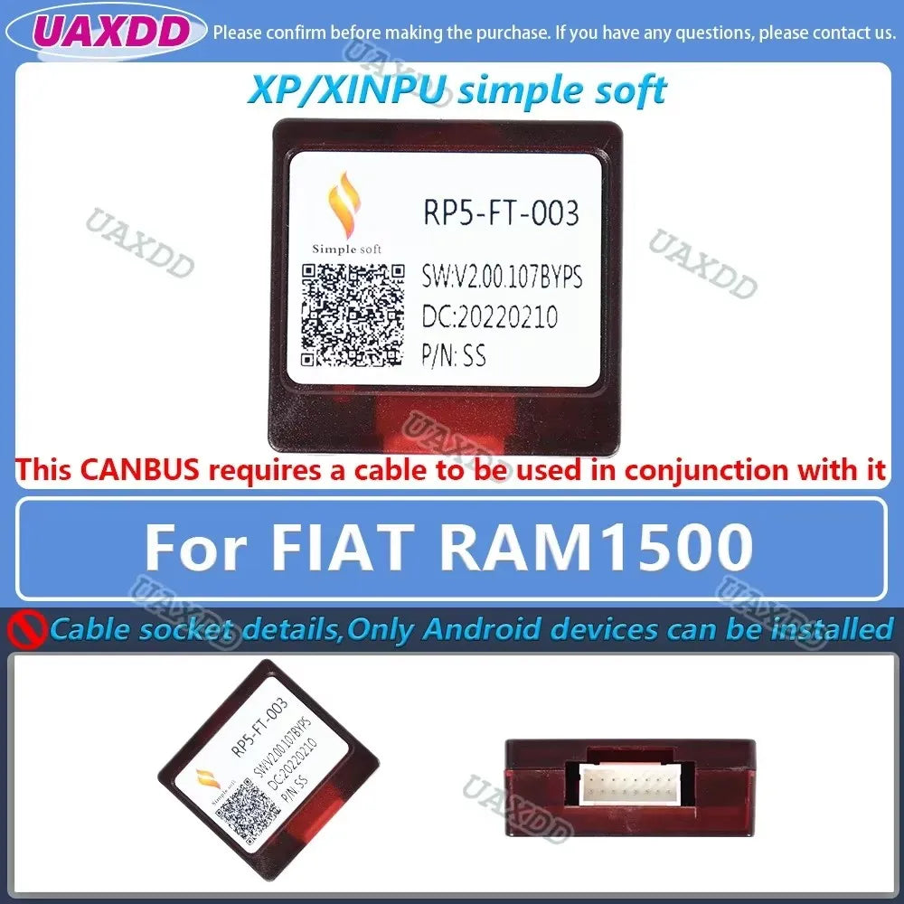 FOR FIAT Car decoder canbus box PANDA Argo BRAVO TORO DUCATO Strada DOBLO FIORINO 500X 500