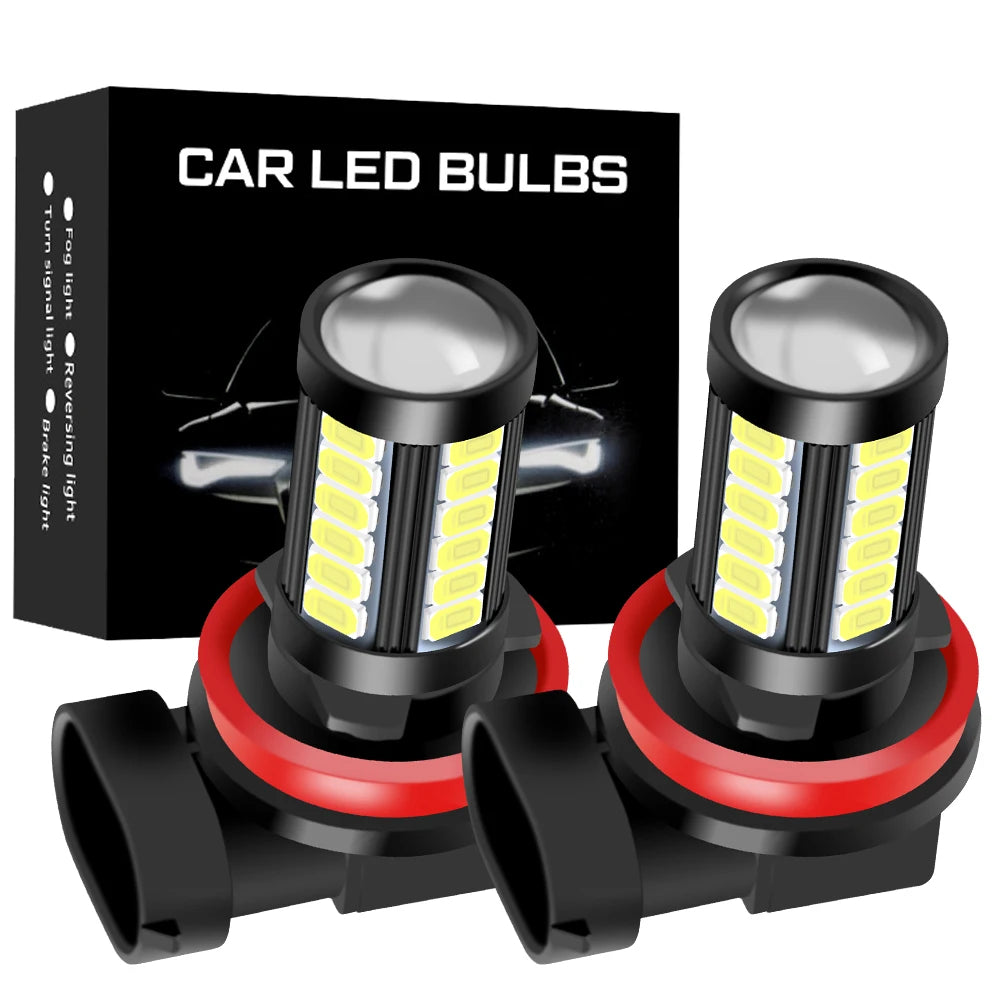 H11 H8 Led Bulbs 9006 HB4 9005 Hb3 PSX24W H16 Super Bright 5730 LED Auto Fog Light Bulb 60
