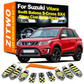 ZITWO LED Interior Light Bulb Kit For Suzuki Swift Grand Vitara SX4 S-Cross Bale for Suzuki SX4 - Canbus LED Car Light
