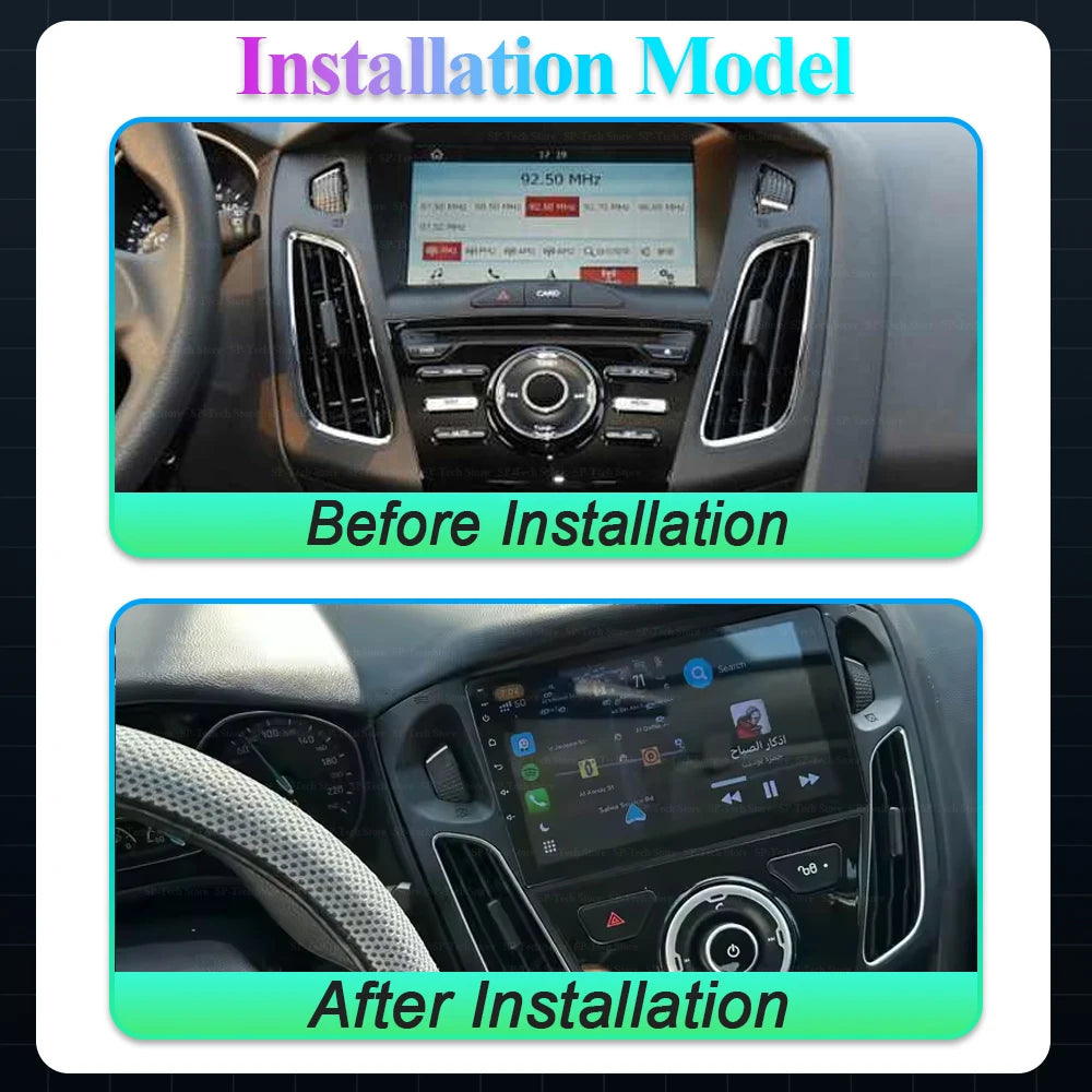 Android 16 Car Radio For Ford Focus 3 Mk 3 2011-2019 Multimedia Video Player Android Auto  | AUTOKITSHOP