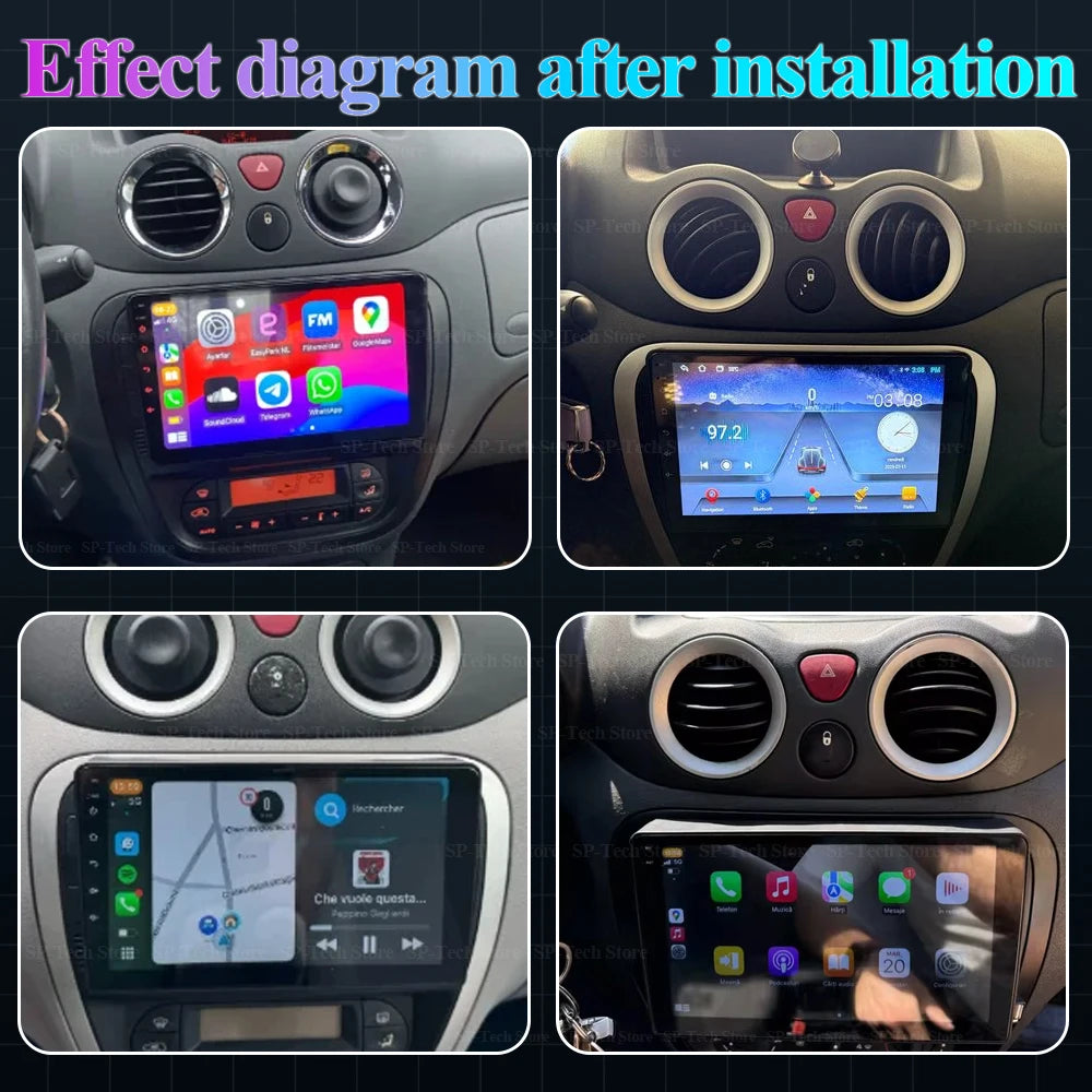 Android 16 For Citroen C2 C3 2001 2002 2003 - 2010 Multimidia Player Gps Navigation Carpla | AUTOKITSHOP