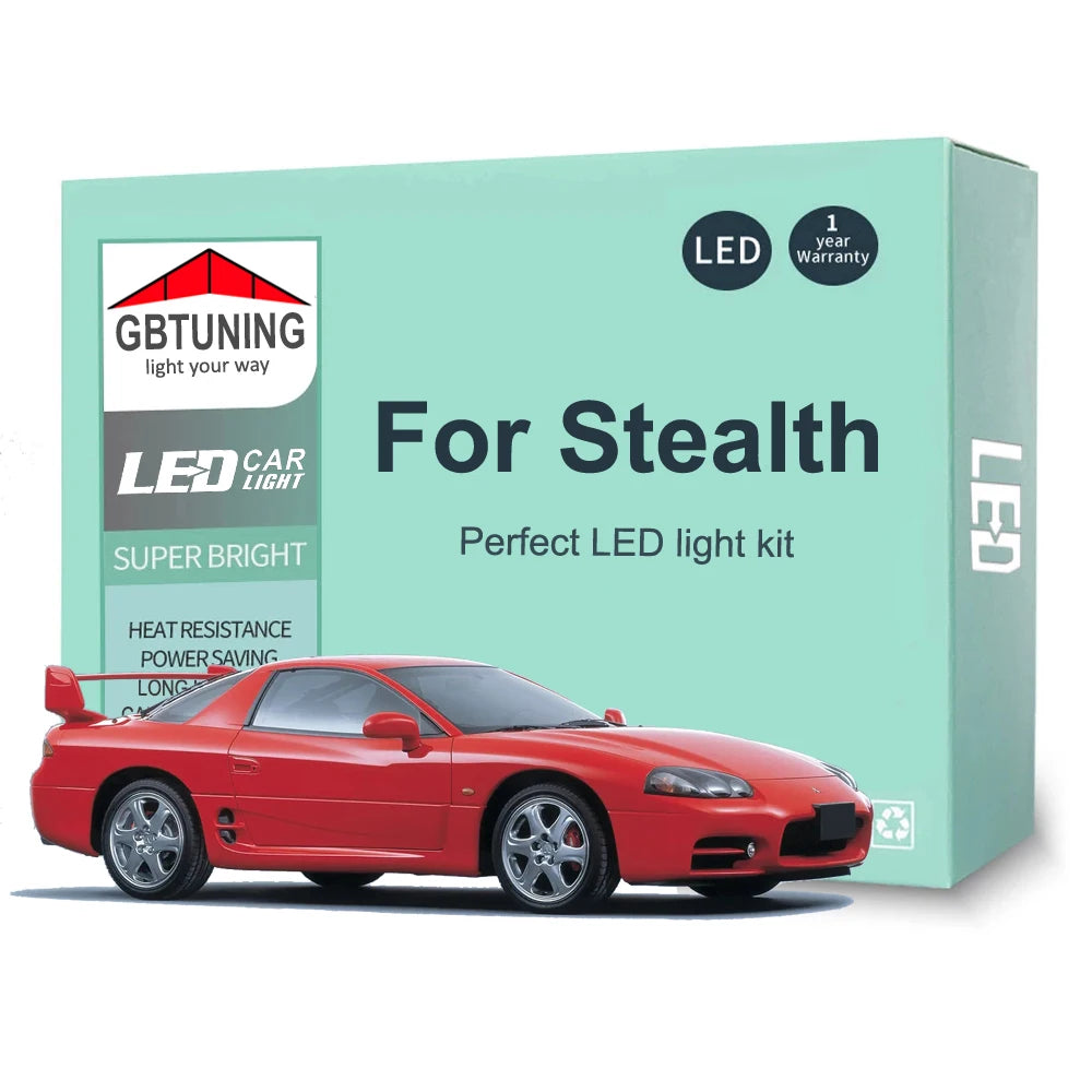 11-Piece LED Interior Light Kit for Dodge Stealth - Canbus Error-Free Bulbs | AUTOKITSHOP