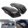 Gloss Black Motorcycle Saddlebag Speaker Lid Cover For Harley Touring Road King Electra Street G - Automotive LED Light