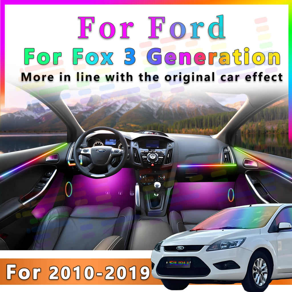 RGB - Ambient Light - for Ford 2010-2019 - Car Interior Lighting | AUTOKITSHOP
