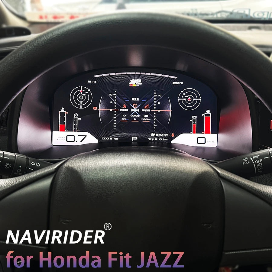 Map Multiple Colorful UI High Display LCD Panel For Honda Fit JAZZ 12.3Inch LHD RHD Car LC