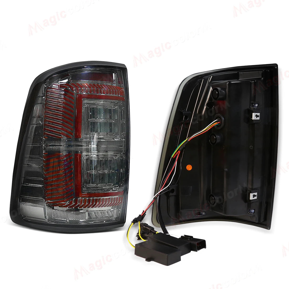 Pair of LED Tail Lamps For Dodge Ram 1500 2500 3500 2009 2010 2011 2012 - 2017 2018 Rear D | AUTOKITSHOP