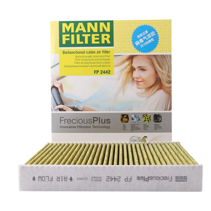 MANN FILTER FP2442 Cabin Filter For CHEVROLET DAEWOO CADILLAC BUICK OPEL SAAB 1808246 1030