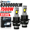 7500W D2S D4S LED Car Headlights Canbus D2R D4R 8300000LM 1:1 Plug and Play 9570 CSP Chip